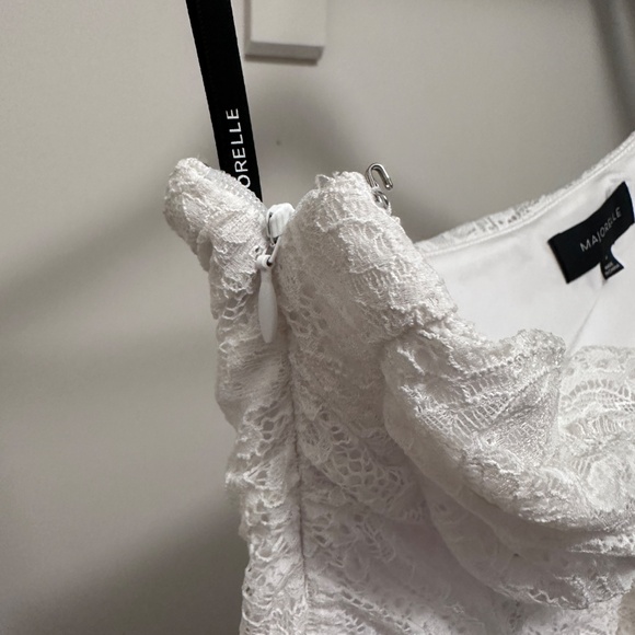 Majorelle White Lace Dress - Picture 4 of 4